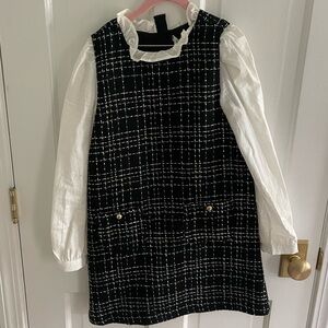 Janie and Jack Tweed Uptown Dress